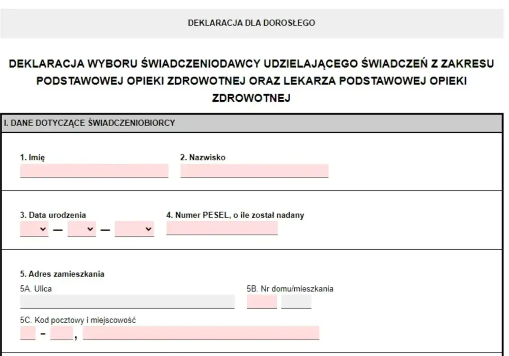 Zmiana lekarza rodzinnego - Jak to zrobić bez opłat?