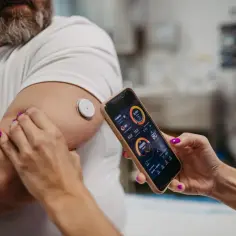 Monitorowanie glukozy z sensorem na ramieniu i aplikacją na telefonie. Czy cukrzyca typu 2 jest uleczalna? Nowoczesne technologie pomagają w zarządzaniu chorobą.