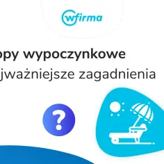 Wypoczynkowe rodzaje urlopów: najważniejsze zagadnienia. Ikona leżaka pod parasolem i znak zapytania.
