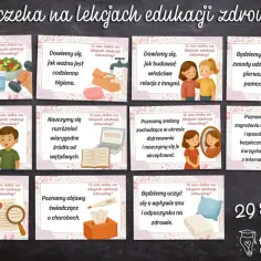 Edukacja zdrowotna tematy: poznasz zdrowie, higienę, relacje, pierwszą pomoc, zagrożenia w sieci i więcej.