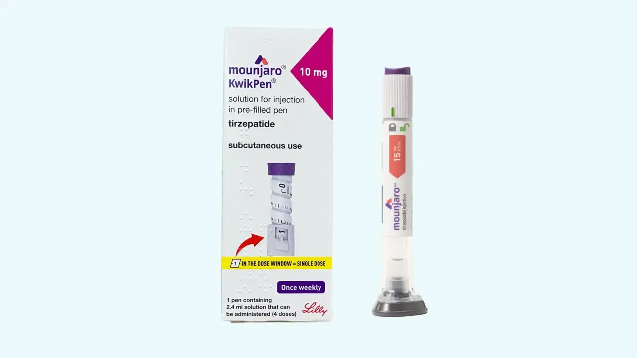 Mounjaro KwikPen 10 mg, tirzepatyd. Cena Mounjaro 7.5 mg jest często poszukiwana przez pacjentów.