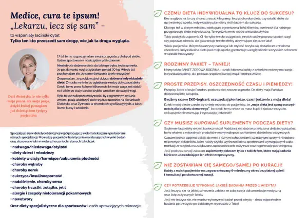 Dietetyka kliniczna - klucz do zdrowia w chorobie